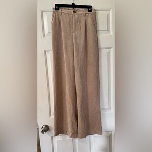 Love Tree Cream Corduroy Pants